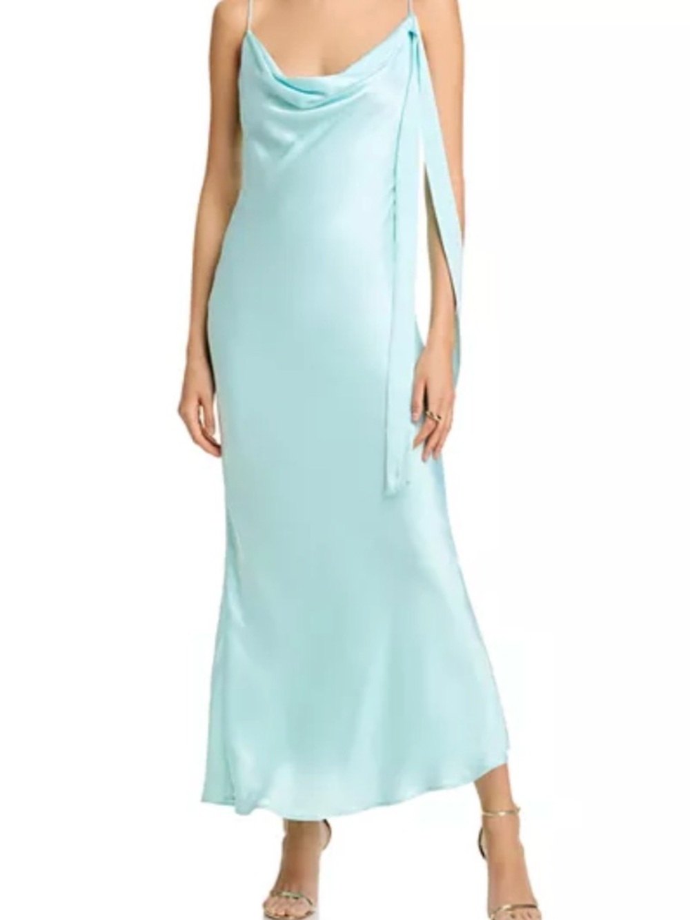 Bardot Mint Renu Cowlneck Maxi Dress